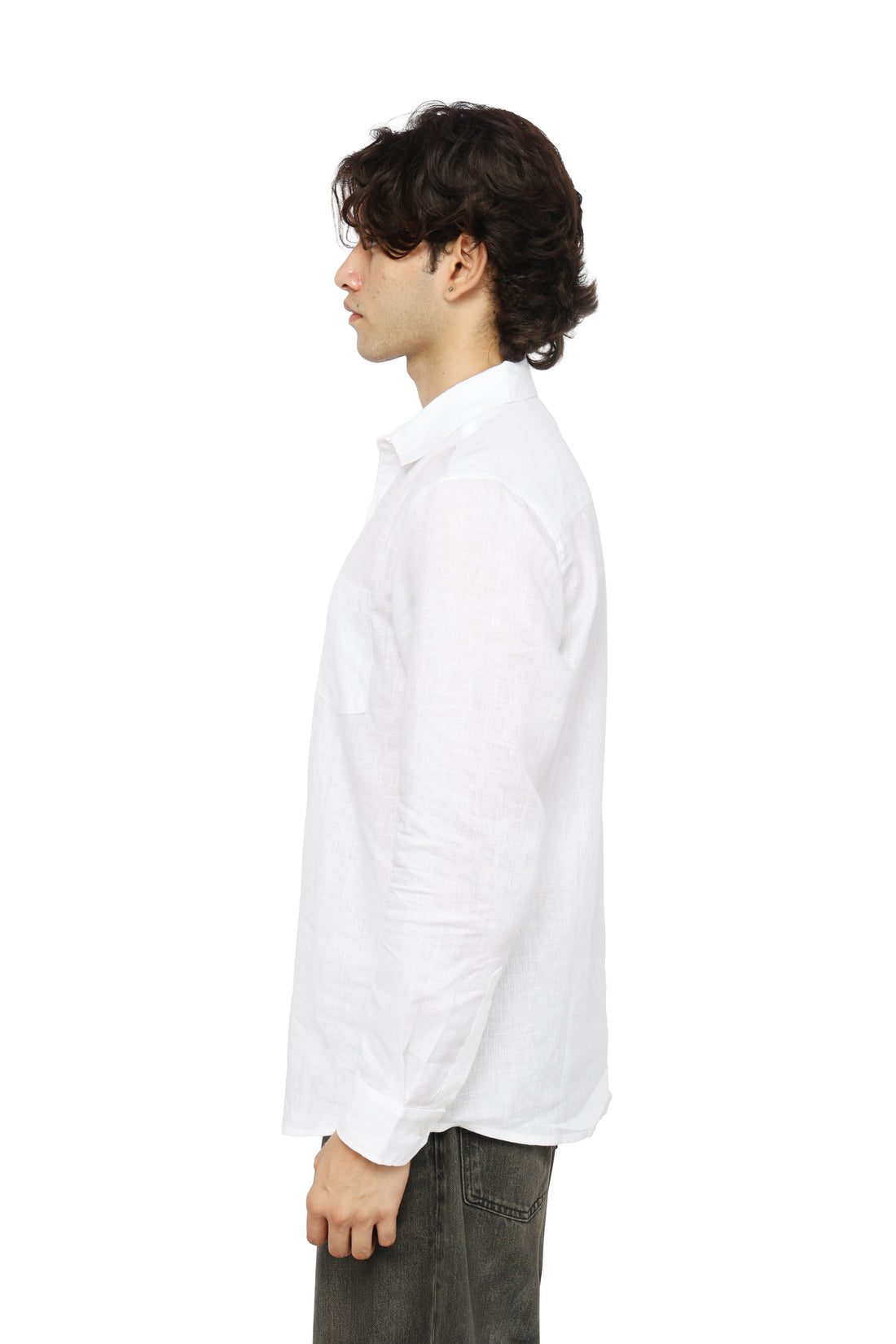 Cloud Luxe White Linen Shirt