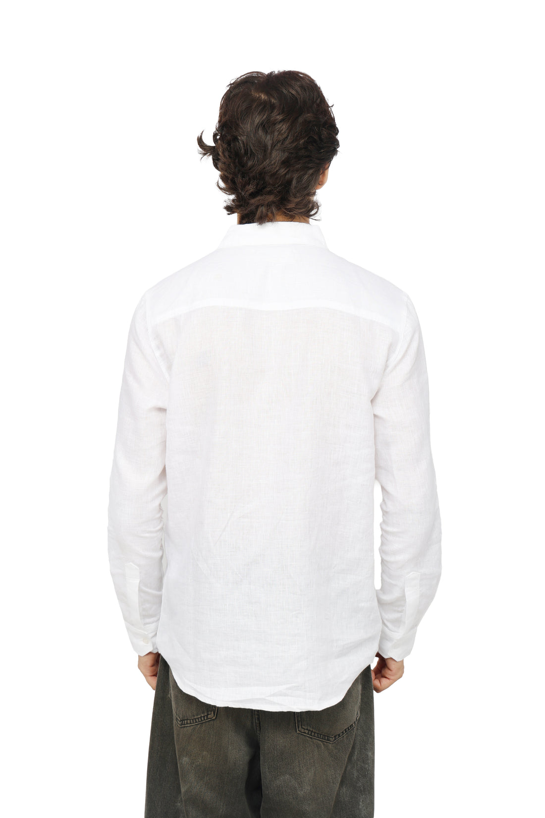 Cloud Luxe White Linen Shirt