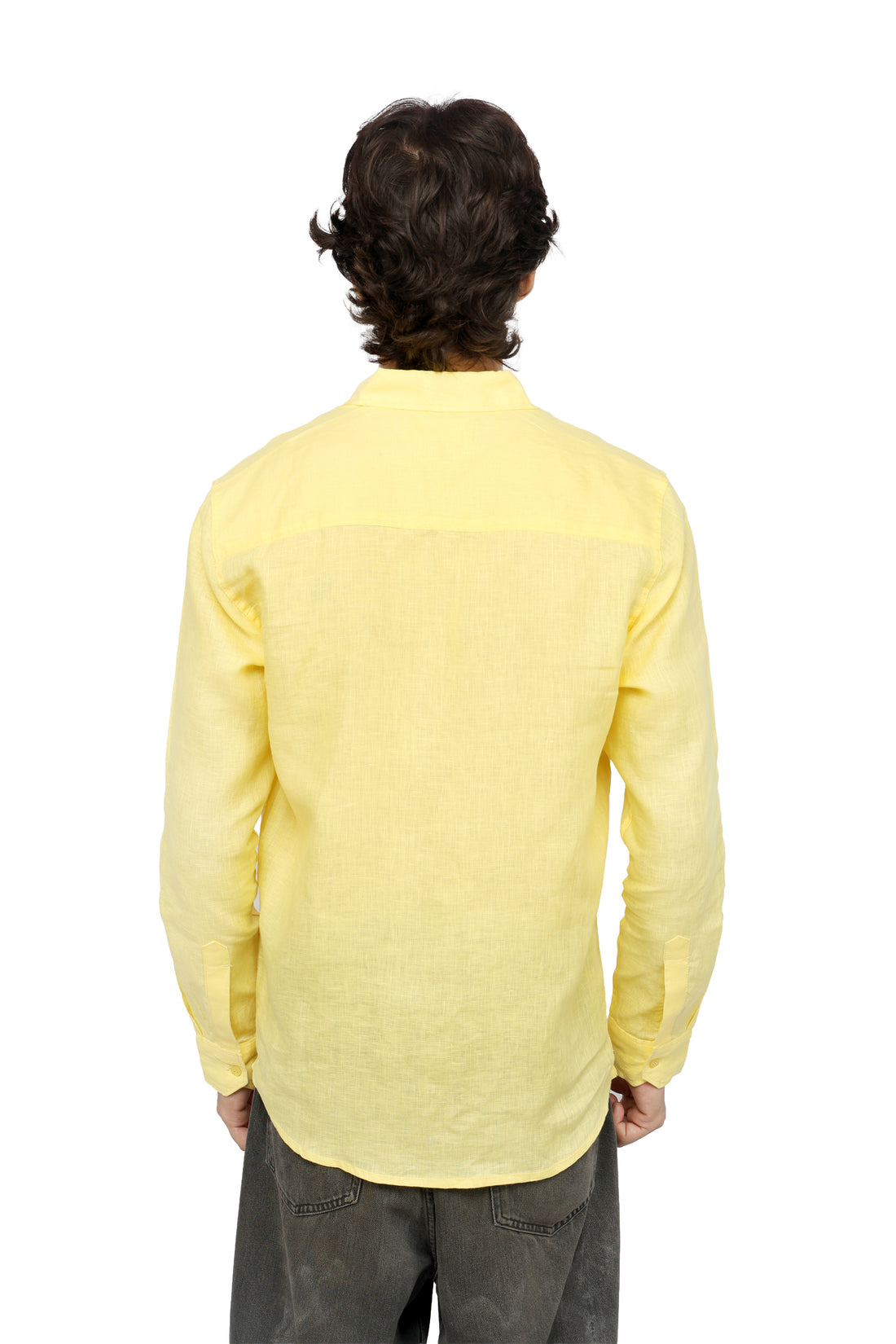 Sunlit Yellow Linen Shirt