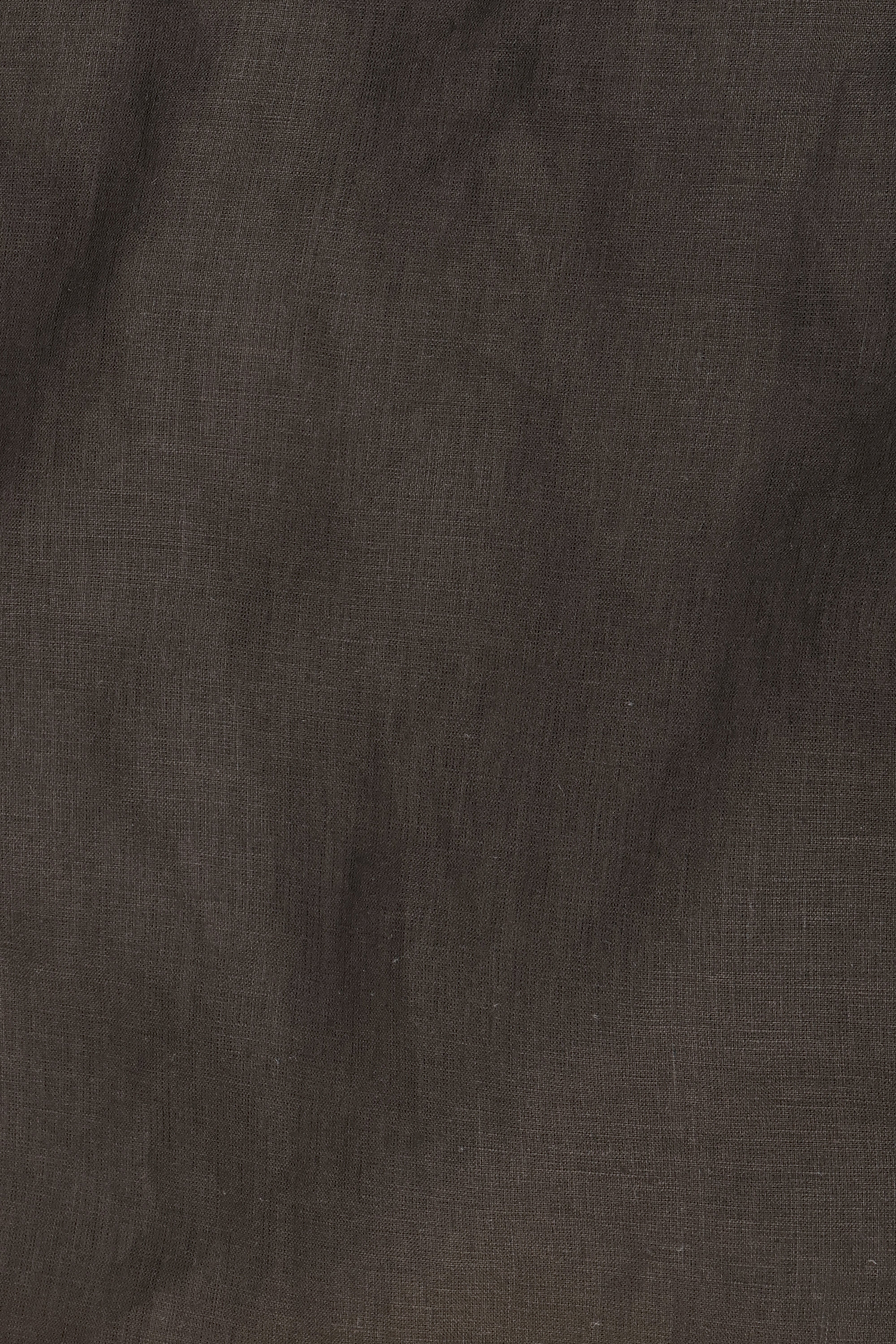 Obsidian Black Linen Shirt